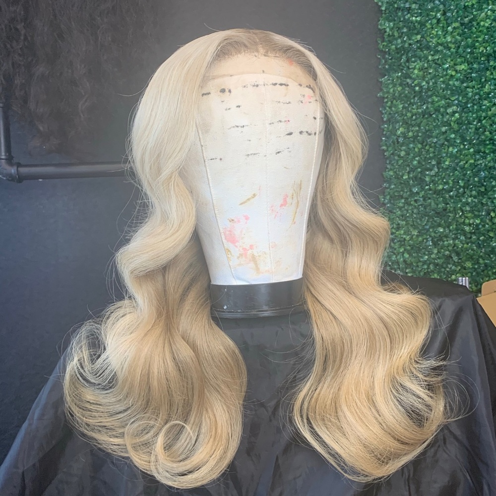 Blonde Human Hair Wig